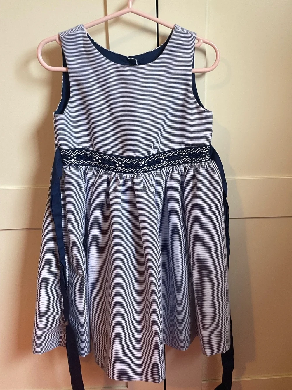 Periwinkle 4years old girl navy blue dress